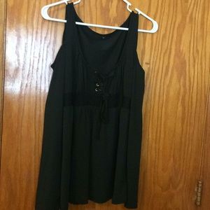 Long sleeve black top